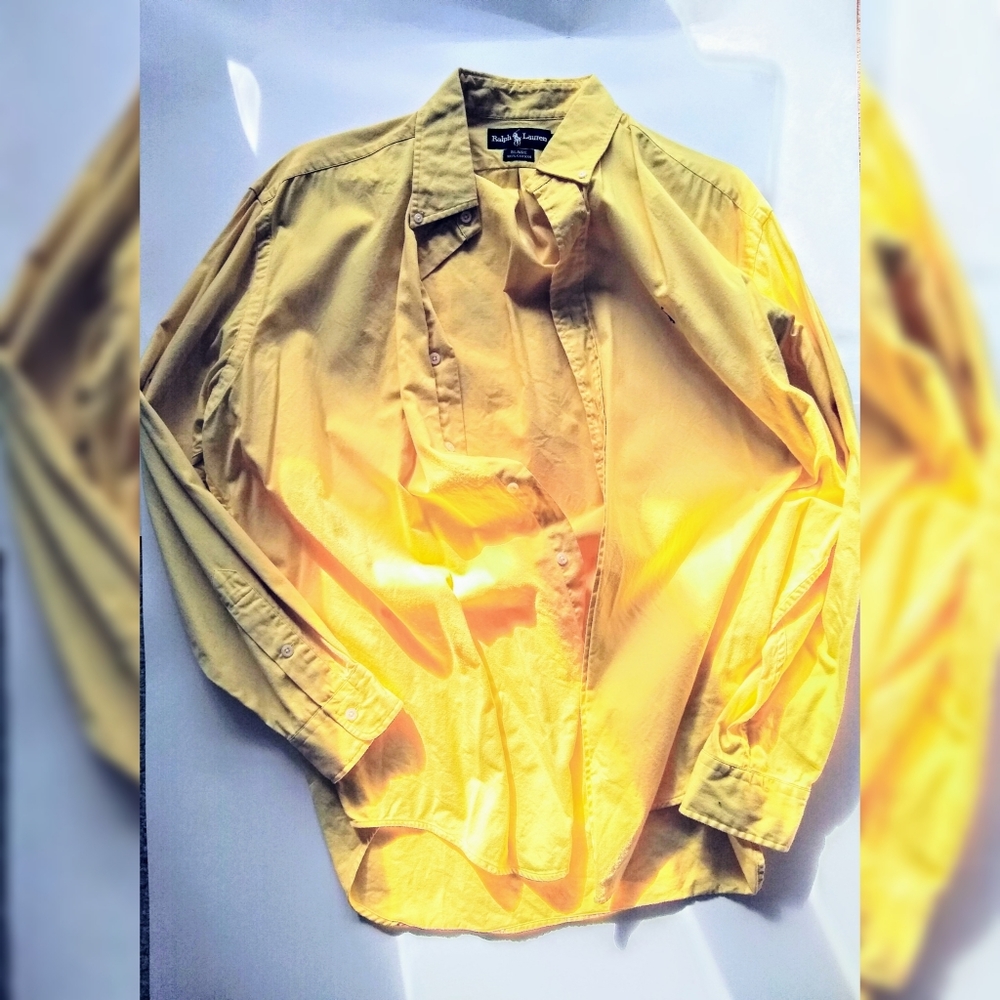 Ralph Lauren Polo Yellow Men's Button Down